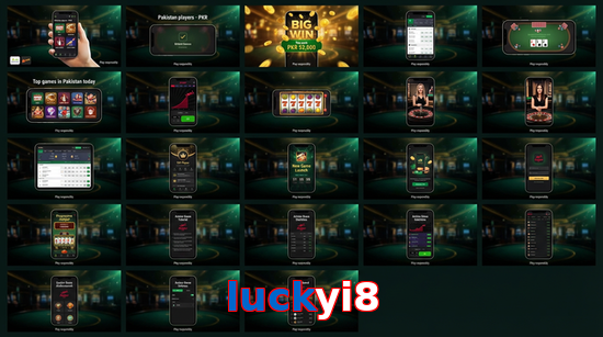 Main screen of Luckyi8 bet page for PK players